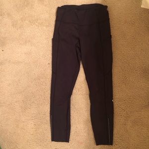 Lululemon fast and free leggings, size 8